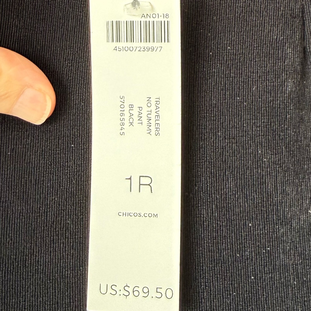 Chicos Travelers No Tummy Pant NWT - Picture 9 of 9